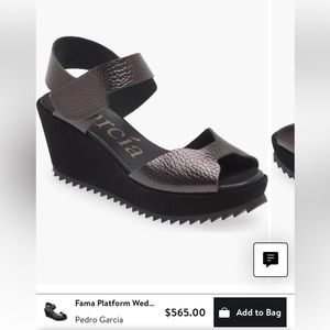 Pedro Garcia Fama Platform Wedge Sandal